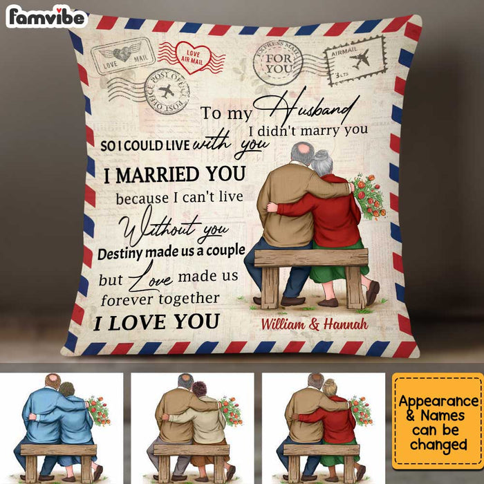 Personalized To My Husband Letter Pillow JN225 23O34 1
