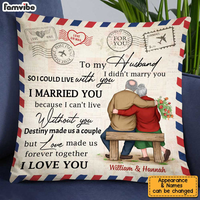 Personalized To My Husband Letter Pillow JN225 23O34 1