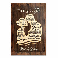 Personalized To My Wife Forever And Always Poster JN221 23O31 thumb 1
