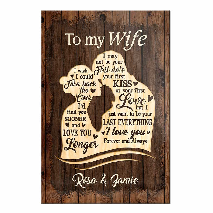Personalized To My Wife Forever And Always Poster JN221 23O31 1