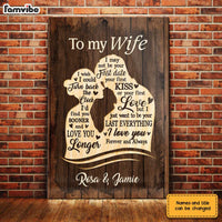 Personalized To My Wife Forever And Always Poster JN221 23O31 thumb 1