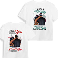 Personalized I  Stand Behind You Couple T Shirt JN231 58O28 thumb 1