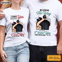 Personalized I  Stand Behind You Couple T Shirt JN231 58O28 thumb 1