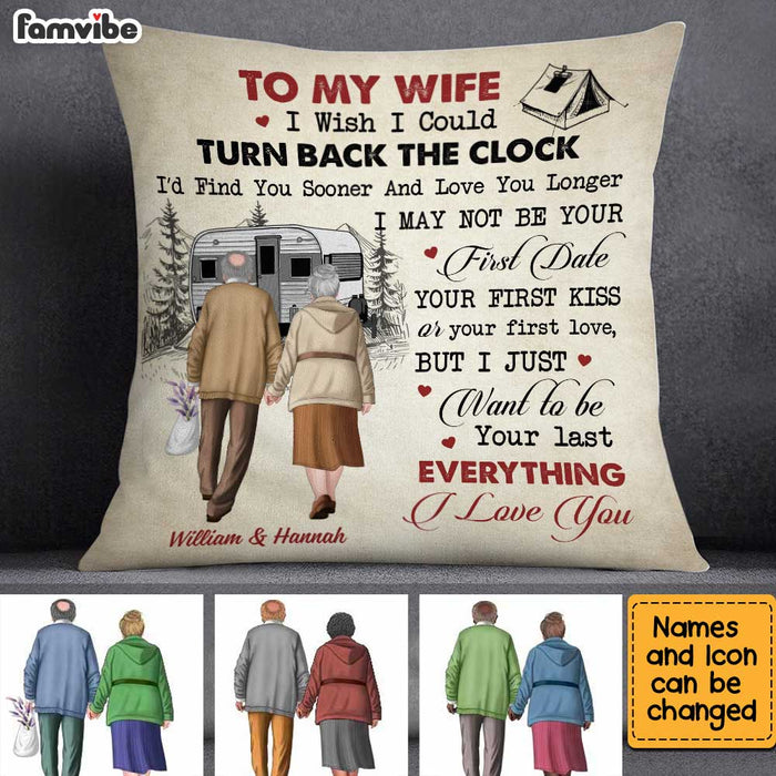 Personalized To My Wife Camping Pillow JN234 32O34 1