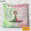 Personalized To My Husband Love Tree Pillow JN231 30O31 1