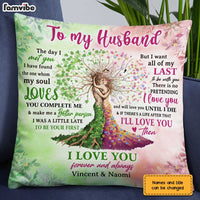 Personalized To My Husband Love Tree Pillow JN231 30O31 thumb 1