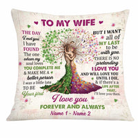 Personalized To My Wife Love Tree Pillow JN237 30O34 thumb 1