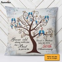 Personalized Anniversary Love Tree Pillow JN232 30O31 thumb 1