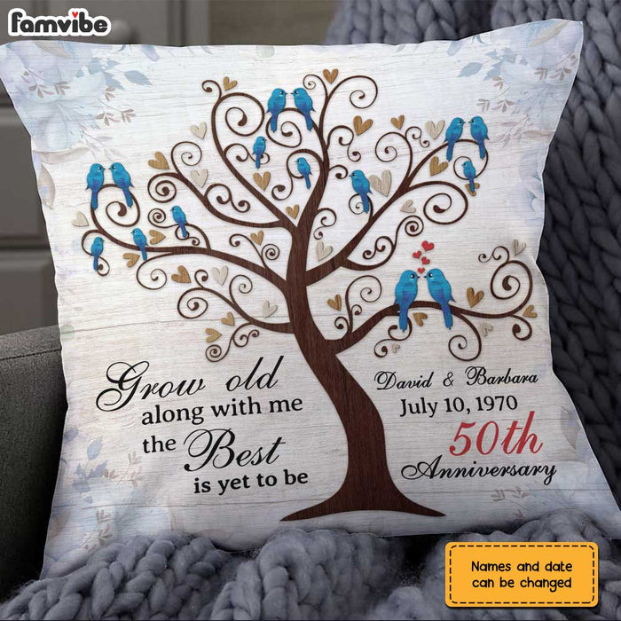 Personalized Anniversary Love Tree Pillow JN232 30O31 1
