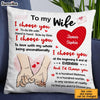Personalized To My Wife I Choose You Pillow JN236 30O28 1