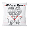 Personalized Couple We're Team Pillow JN235 30O53 1