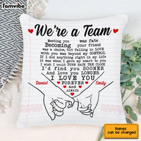 Personalized Couple We're Team Pillow JN235 30O53 thumb 1