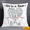 Personalized Couple We're Team Pillow JN235 30O53 1