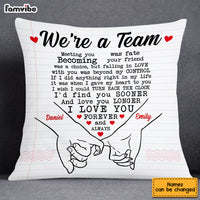 Personalized Couple We're Team Pillow JN235 30O53 thumb 1