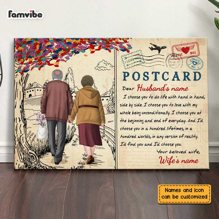 Personalized Dear Husband I Choose You Poster JN235 32O47 1