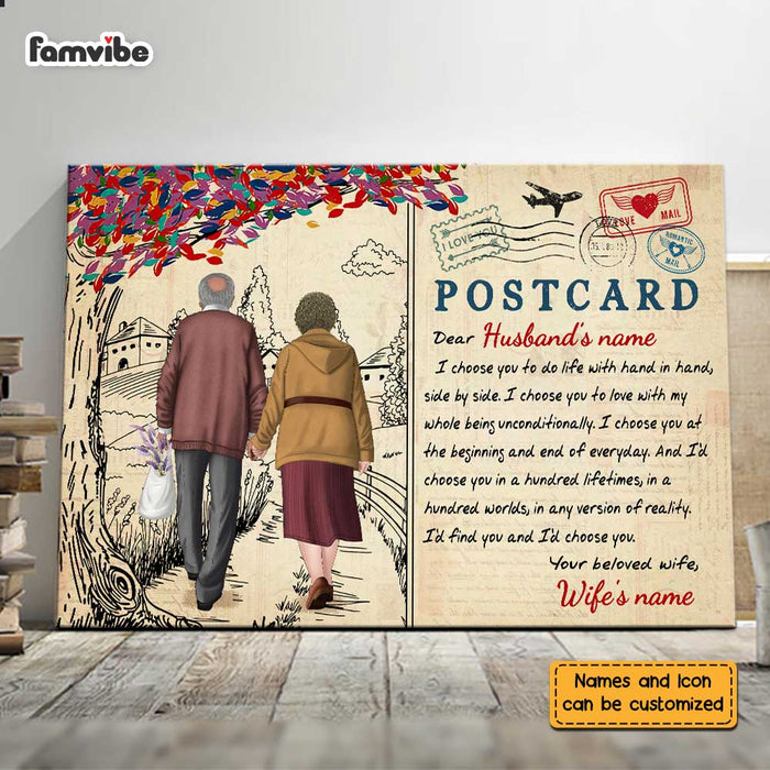 Personalized Dear Husband I Choose You Poster JN235 32O47 1