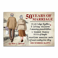 Personalized Anniversary Poster JN241 32O34 thumb 1