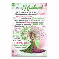 Personalized To My Husband The Day Poster JN241 30O31 thumb 1