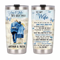 Personalized To My Wife Steel Tumbler JN242 30O31 thumb 1