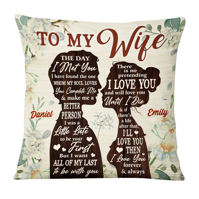 Personalized To My Wife Pillow JN245 30O53 1