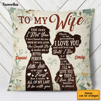 Personalized To My Wife Pillow JN245 30O53 thumb 1