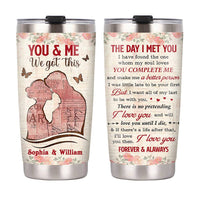 Personalized Couple The Day We Got This Steel Tumbler JN243 23O28 thumb 1