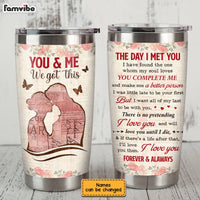 Personalized Couple The Day We Got This Steel Tumbler JN243 23O28 thumb 1