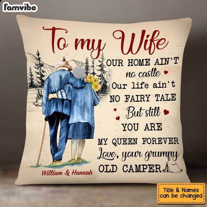 Personalized To My Wife Camping Pillow JN242 32O34 1