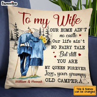 Personalized To My Wife Camping Pillow JN242 32O34 thumb 1