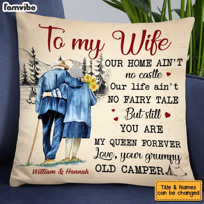 Personalized To My Wife Camping Pillow JN242 32O34 1