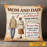 Personalized Anniversary Pillow JN246 30O47 thumb 1