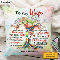 Personalized To My Wife Love Tree Pillow JN247 30O31 thumb 1
