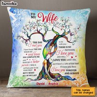 Personalized To My Wife Love Tree Pillow JN246 30O28 thumb 1