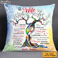 Personalized To My Wife Love Tree Pillow JN246 30O28 thumb 1