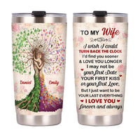 Personalized To My Wife Love Tree Steel Tumbler JN242 23O53 thumb 1