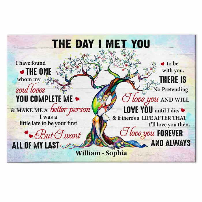 Personalized Couple Love Tree Poster JN241 23O47 1