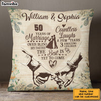 Personalized Anniversary Heart Pillow JN273 32O28 thumb 1