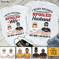 Personalized Spoiled Couple Couple T Shirt JN275 30O34 thumb 1