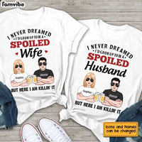 Personalized Spoiled Couple Couple T Shirt JN275 30O34 thumb 1