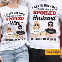 Personalized Spoiled Couple Couple T Shirt JN275 30O34 thumb 1