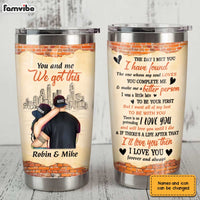 Personalized Couple The Day I Met You Steel Tumbler JN273 30O31 thumb 1