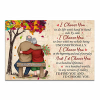 Personalized Old Couple I Choose You Poster JN274 23O34 thumb 1