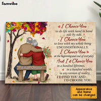 Personalized Old Couple I Choose You Poster JN274 23O34 thumb 1