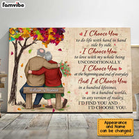 Personalized Old Couple I Choose You Poster JN274 23O34 thumb 1