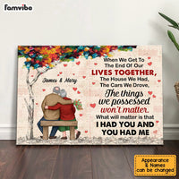 Personalized Old Couple I Had You Poster JN273 23O53 thumb 1