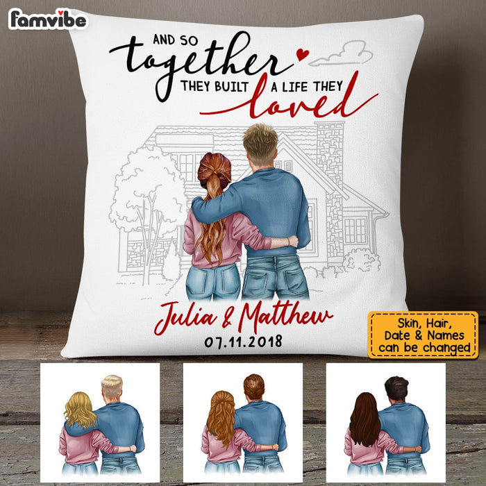 Personalized Couple Anniversary Pillow JN282 85O53 1
