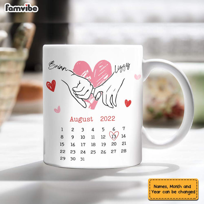 Personalized Couple Anniversary Mug JN281 85O31 1