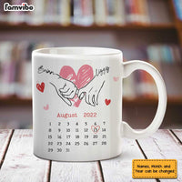 Personalized Couple Anniversary Mug JN281 85O31 thumb 1