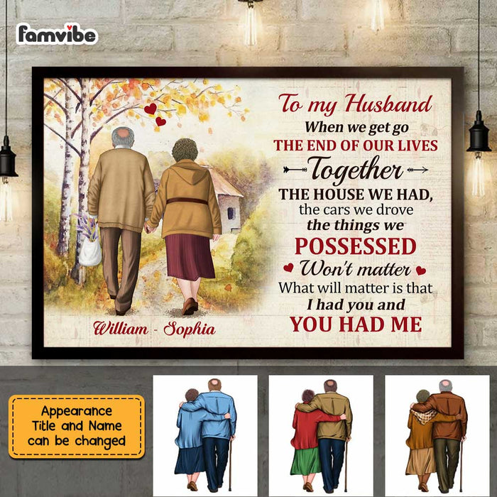 Personalized To My Husband Poster JN282 30O47 1
