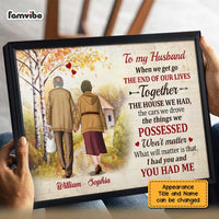 Personalized To My Husband Poster JN282 30O47 thumb 1